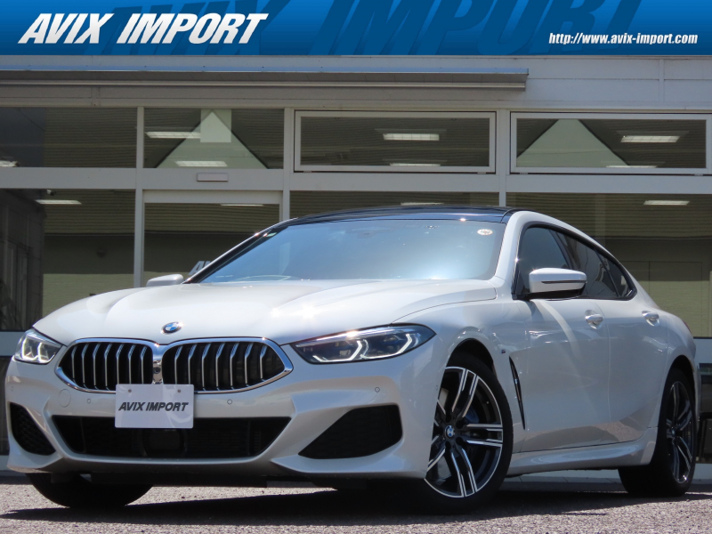 BMW 8シリーズ 840d xDrive ｸﾞﾗﾝｸｰﾍﾟ Mｽﾎﾟｰﾂ ﾊﾟﾉﾗﾏSR ﾚｻﾞｰﾗｲﾄ ACC harman/kardon 茶革 ﾊﾟﾜｰｼｰﾄ 前後ﾋｰﾀｰ 前ﾍﾞﾝﾁﾚｰﾀｰ ﾅﾋﾞ TV 全周ｶﾒﾗ Mｽﾎﾟｰﾂ19AW