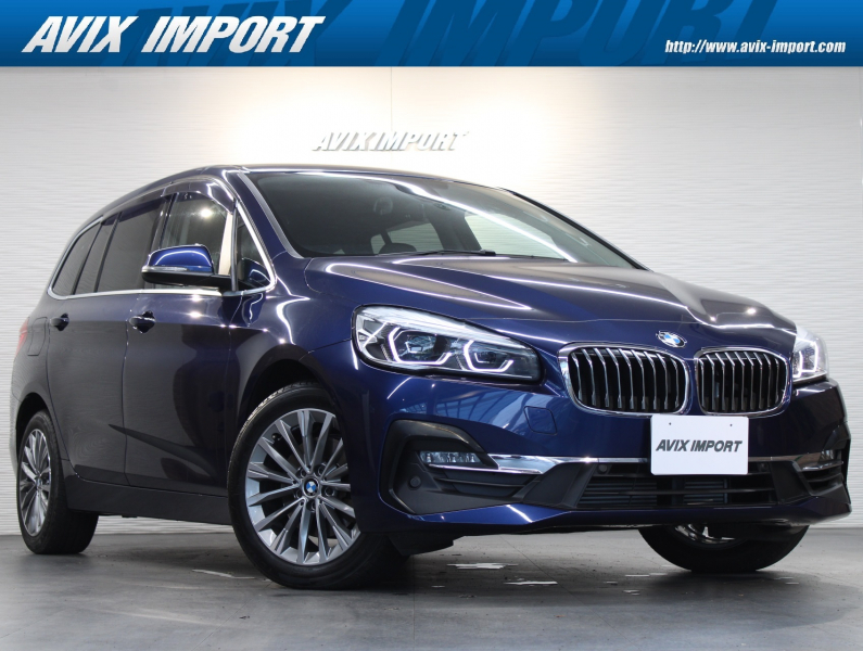 BMW 2シリーズ 218i ｸﾞﾗﾝﾂｱﾗｰ ﾗｸﾞｼﾞｭｱﾘｰ  7人乗  黒革 ｼｰﾄﾋｰﾀｰ ﾊﾟﾜｰｼｰﾄ 純正HDDﾅﾋﾞ Bｶﾒﾗ＆PDC ACC HUD ｲﾝﾃﾘｼﾞｪﾝﾄS ｺﾝﾌｫｰﾄA 電動Rｹﾞｰﾄ ﾌｯﾄﾄﾗﾝｸｵｰﾌﾟﾅｰ 純正17AW