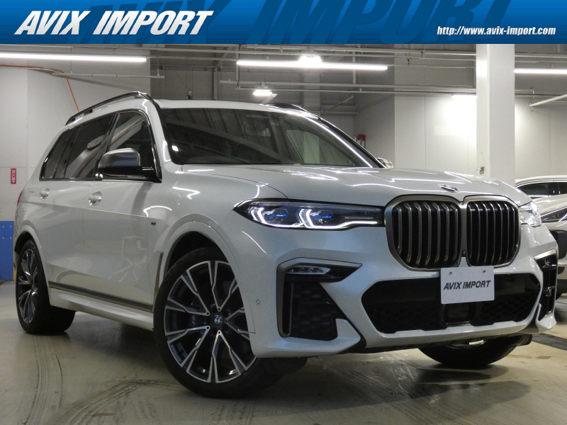 BMW X7 M50i V8ﾂｲﾝﾀｰﾎﾞ Sky LoungeﾊﾟﾉﾗﾏSR 黒革 ｼｰﾄﾋｰﾀｰ＆ﾍﾞﾝﾁﾚｰﾀｰ 2列目ｺﾝﾌｫｰﾄｼｰﾄ(6人乗り) 5ｿﾞｰﾝAC ｳｪﾙﾈｽPKG Individualｳｯﾄﾞ 純正ﾅﾋﾞ harman/kardon＆ﾘｱｴﾝﾀｰﾃｲﾒﾝﾄ 3Dﾋﾞｭｰ＆HUD Pｱｼｽﾄ＆Dｱｼｽﾄ ｴｸﾞｾﾞｸﾃｨﾌﾞD 青ｷｬﾘﾊﾟｰ 純正OP22AW 禁煙