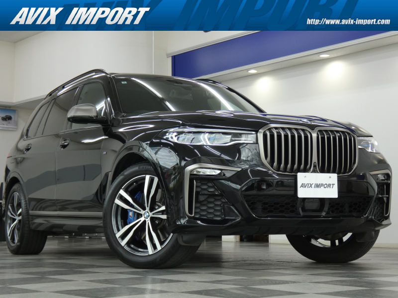 BMW X7 xDrive M50i ｾﾚｸﾄPKG ｽｶｲﾗｳﾝｼﾞPSR 黒革 ｼｰﾄﾋｰﾀｰ＆ﾍﾞﾝﾁﾚｰﾀｰ  4ｿﾞｰﾝAC 純正HDDﾅﾋﾞ harman/kardon ﾘｱｴﾝﾀｰﾃｲﾒﾝﾄ 3Dﾋﾞｭｰ＆HUD Pｱｼｽﾄﾌﾟﾗｽ＆Dｱｼｽﾄﾌﾟﾛ BMWﾚｰｻﾞｰﾗｲﾄ 専用21ｲﾝﾁAW 禁煙