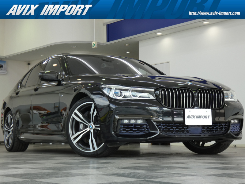 BMW 7シリーズ 750i Mｽﾎﾟｰﾂ ｶﾞﾗｽSR 黒革 ｼｰﾄﾋｰﾀｰ＆ﾍﾞﾝﾁﾚｰﾀｰ 純正HDDﾅﾋﾞ地ﾃﾞｼﾞ harman/kardonｻｳﾝﾄﾞ HUD＆PDC ﾄｯﾌﾟﾋﾞｭｰ+3Dﾋﾞｭｰ BMWﾚｰｻﾞｰﾗｲﾄ Dｱｼｽﾄﾌﾟﾗｽ 純正20ｲﾝﾁAW 禁煙