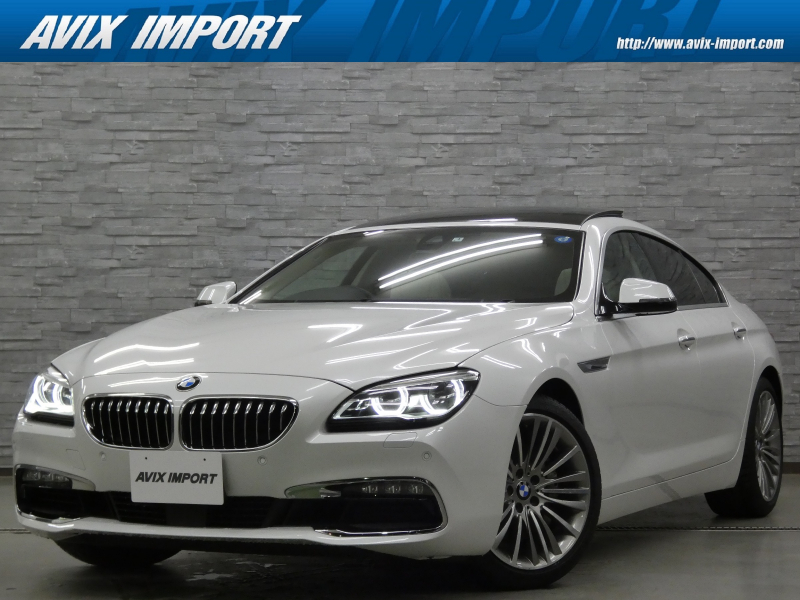 BMW 6シリーズ 640i GRANCOUPE  (後期) EXCﾅｯﾊﾟﾚｻﾞｰ&ｺﾝﾌｫｰﾄPKG ｲﾝﾃﾘｾｰﾌ SR 白革 ﾅｯﾊﾟﾚｻﾞｰｲﾝﾃﾘｱ ﾅﾋﾞ TV Bｶﾒﾗ PDC ﾊﾟﾜｰｼｰﾄ Sﾋｰﾀｰ ﾍﾞﾝﾁﾚｰﾀｰ ACC ｺﾝﾌｫｰﾄｱｸｾｽ LEDﾗｲﾄ OP19AW