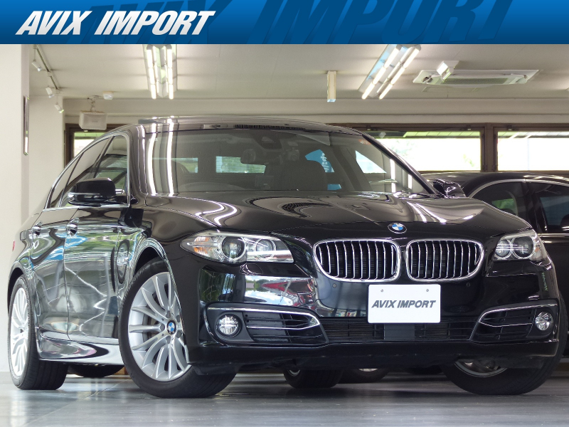 BMW 5シリーズ 523d ﾗｸﾞｼﾞｭｱﾘｰ 後期型 Dｱｼｽﾄ 黒革 SR HDDﾅﾋﾞ地ﾃﾞｼﾞBｶﾒﾗ ﾀｯﾁﾊﾟｯﾄﾞ Bluetooth 前席ｼｰﾄﾋｰﾀｰ ﾊﾞｲｷｾﾉﾝH/L ACC LDW 分割可倒式Rｼｰﾄ Rﾌﾞﾗｲﾝﾄﾞ ｵｰﾄｽﾀｰﾄ/ｽﾄｯﾌﾟ機能 Cｱｸｾｽ ﾌﾟｯｼｭｽﾀｰﾄ PDC 18AW 禁煙 右H
