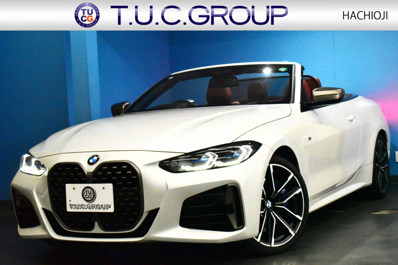 BMW 4シリーズ M440i xDriveｶﾌﾞﾘｵﾚ 1ｵｰﾅｰ ｺﾝﾌｫｰﾄP ﾋｰﾀｰ付赤革 全周囲ｶﾒﾗ ﾋﾟｱﾉﾌﾞﾗｯｸｲﾝﾃﾘｱﾄﾘﾑ ｴｱｶﾗｰ ﾚｰｻﾞｰLEDﾍｯﾄﾞﾗｲﾄ HUD Mｽﾎﾟｰﾂﾃﾞﾌ&ﾌﾞﾚｰｷ 可変Mｻｽ ﾗｲﾌﾞｺｯｸﾋﾟｯﾄﾀｯﾁﾊﾟﾈﾙﾅﾋﾞ LCW Apple Car Play ﾌﾙｾｸﾞ harman/kardon 19AW 2年保証