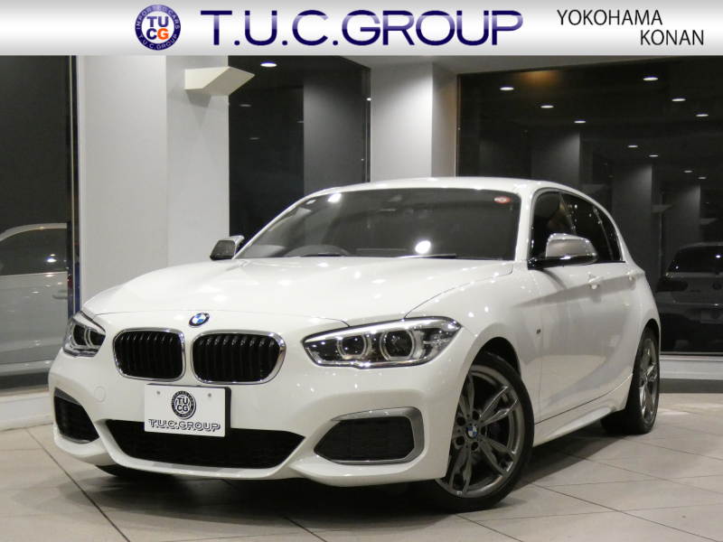 BMW 1シリーズ M140i　ｺﾝﾌｫA ﾚｰﾝDW 衝突軽減 ﾍｷｻｺﾞﾝｸﾛｽｼｰﾄ iﾄﾞﾗｲﾌﾞﾅﾋﾞ(NBT-EVO2) TVﾁｭｰﾅｰ Bｶﾒﾗ PDC LEDﾗｲﾄ 専用ｴｸｽﾃﾘｱ&18AW 340ps　2年保証