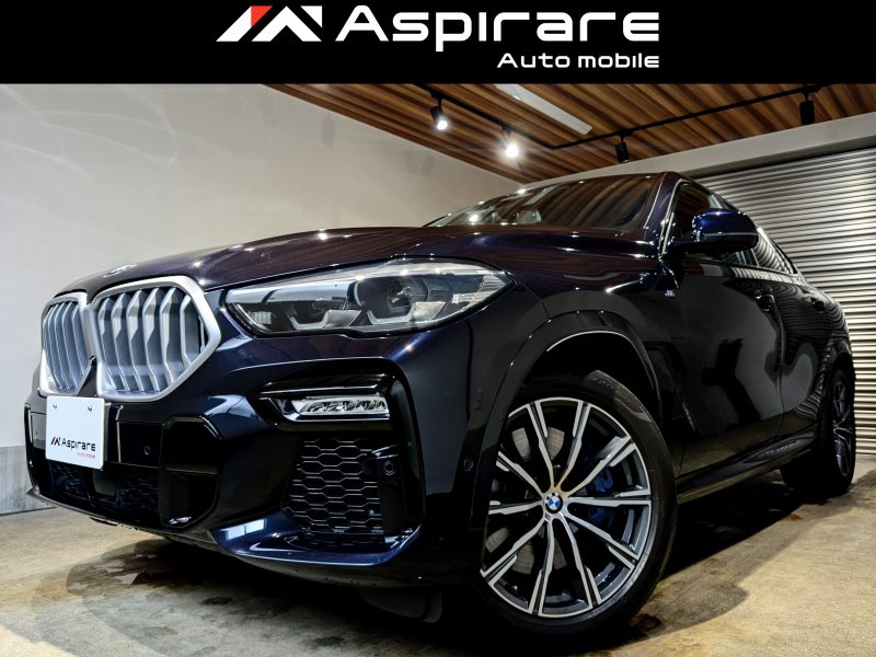 BMW X6 xDrive35d M Sport　コンフォートパッケージ　ブラックレザーシート　シートベンチレーション　リラクゼーションシート　前後シートヒーター　ヘッドアップディスプレイ　CarPlay