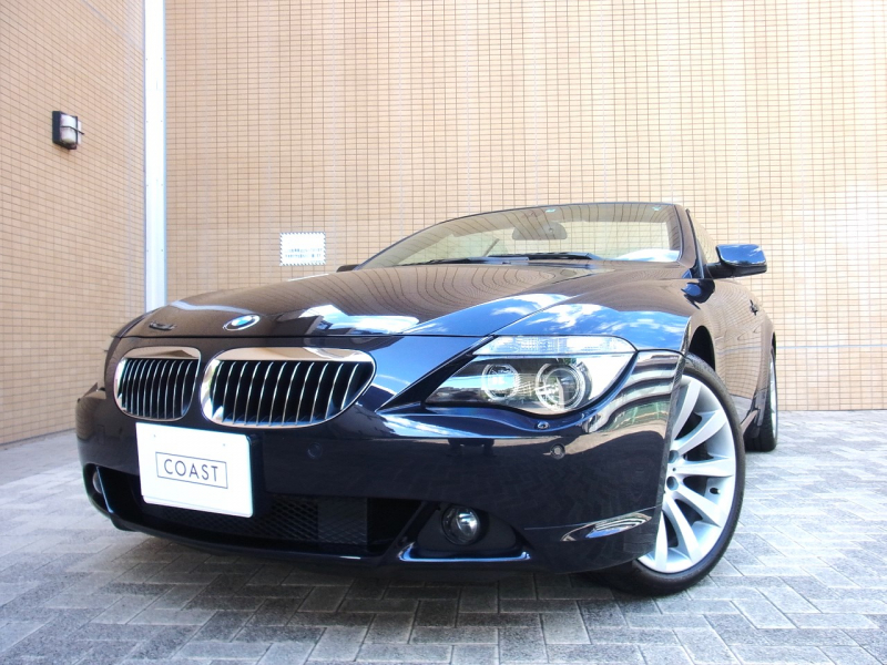 BMW 6シリーズ 650iカブリオレ 正規ディーラー車 電動オープン 走行3.9万キロ ベージュレザー 純正ナビ ETC 19AW タイヤ交換済み ディーラー整備車両